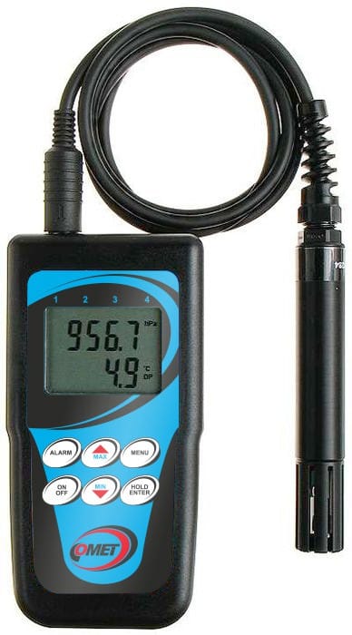 Thermometer Hygrometer Barometer Data Logger D4141 with External  Temperature Relative Humidity Probe