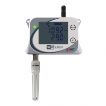 WiFi temperature, relative humidity and atmospheric pressure sensor with integrated probe