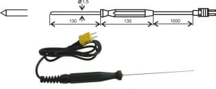 Thermocouple "K" stick-in probe, CZ550